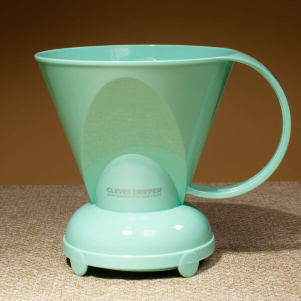 Пуровер для кави Clever Dripper 530 мл - Кремово-зелений