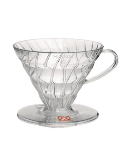 Пуровер Hario V60 02 пластиковий прозорий