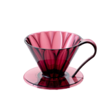 Пуровер CAFEC Tritan Flower Dripper Cup1 Wine Red