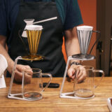 Пуровер CAFEC Tritan Flower Dripper DEEP 27 Brown