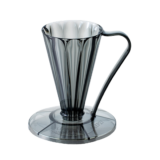 Пуровер CAFEC Tritan Flower Dripper DEEP 27 Clear Black