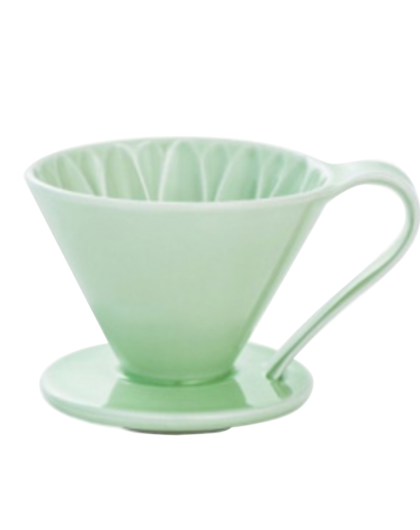 Пуровер CAFEC Arita Ware Flower Dripper Cup4 Green