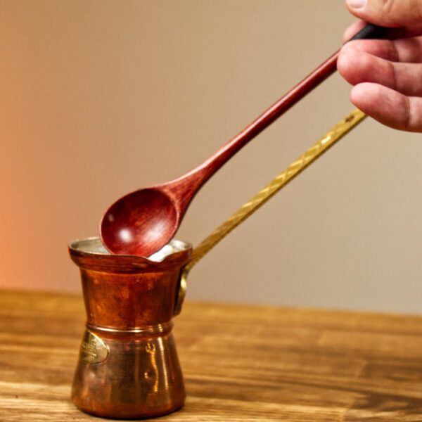 Дерев'яна ложка для кави (з покриттям)