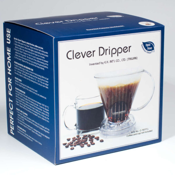 Пуровер для кави Clever Dripper 530 мл - Прозорий червоний