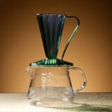 Пуровер CAFEC Tritan Flower Dripper DEEP 27 Dark Green