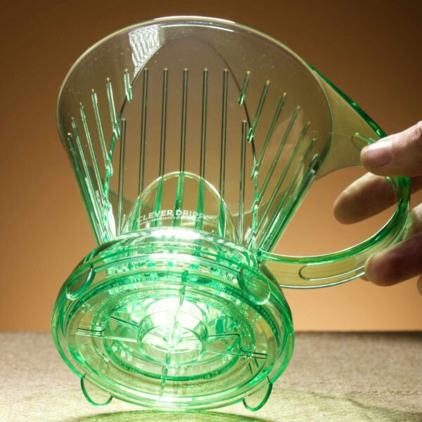 Пуровер для кави Clever Dripper 530 мл - Прозорий зелений