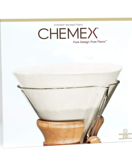 Паперові фільтри Chemex Bonded Unfolded Circles, 100 шт. Колір - Білий