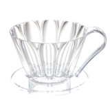 Пуровер CAFEC Tritan Flower Dripper Oval 101 Clear