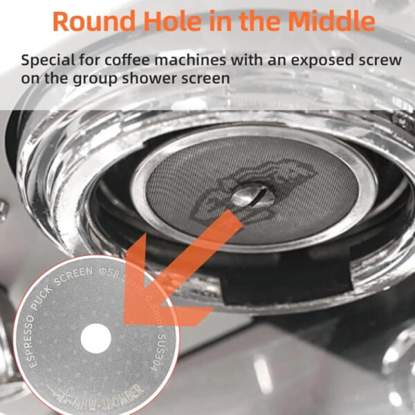 Сито для еспресо 58 мм з отвором MHW-3Bomber