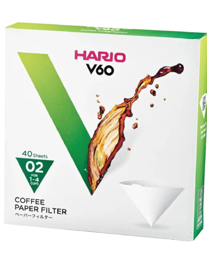 Фільтри паперові Hario 02 (40 шт, коробка)