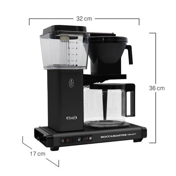 Крапельна кавоварка Moccamaster KBG Select Matt Black