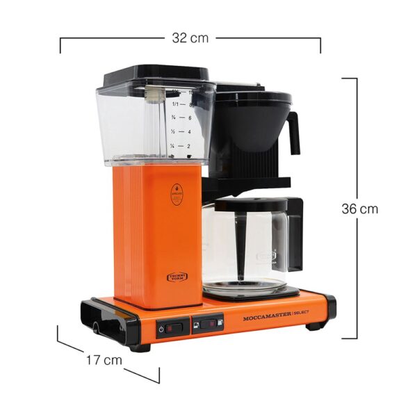 Крапельна кавоварка Moccamaster KBG Select Orange