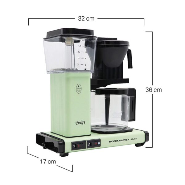 Крапельна кавоварка Moccamaster KBG Select Pastel Green